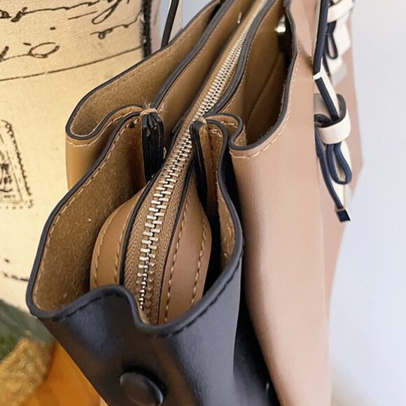 NATURALIZER Leather Tote Purse - Picture 4 of 16